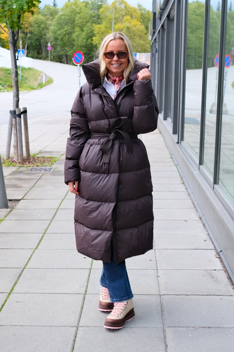 Dakota Down Coat Brown