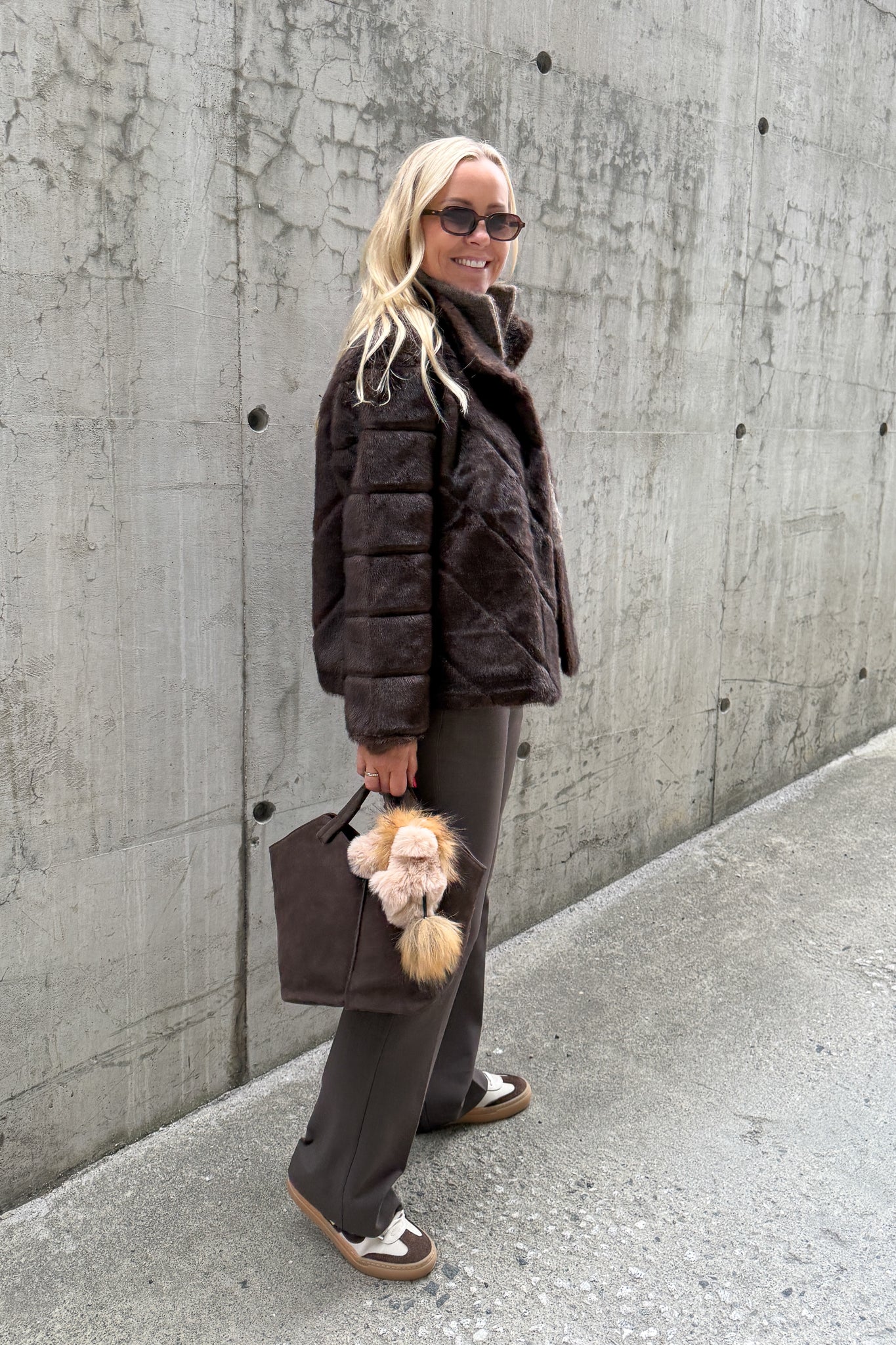 Sonja Jakke Mink Brun