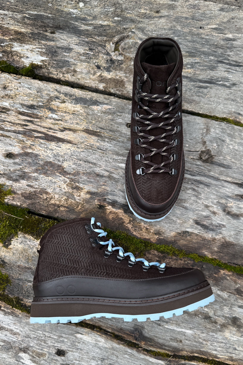 Core Cap Braided Choco/Light blue