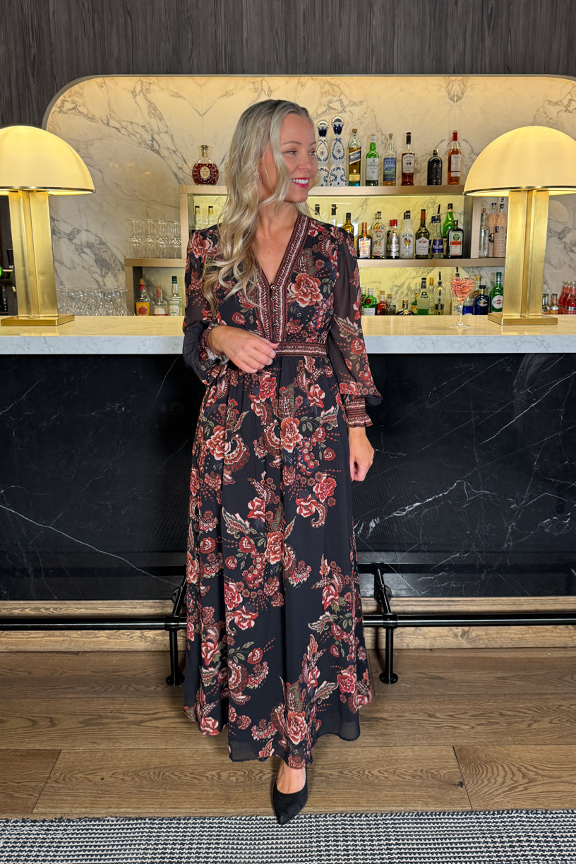 Paytin Long Dress Black