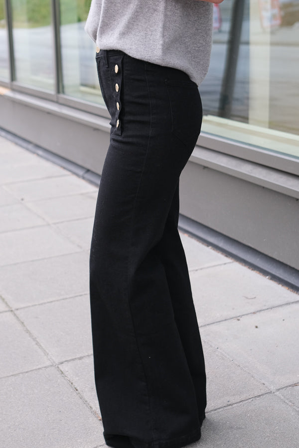 Giudith Pants A Denim Nero