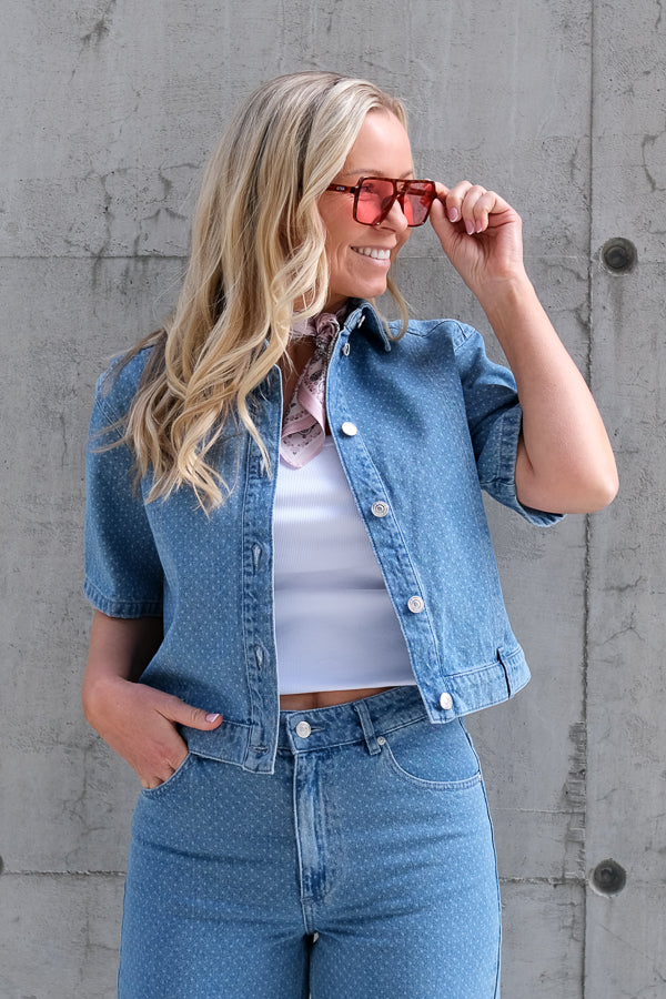 Silke Skjerf Square Rosa Paisley