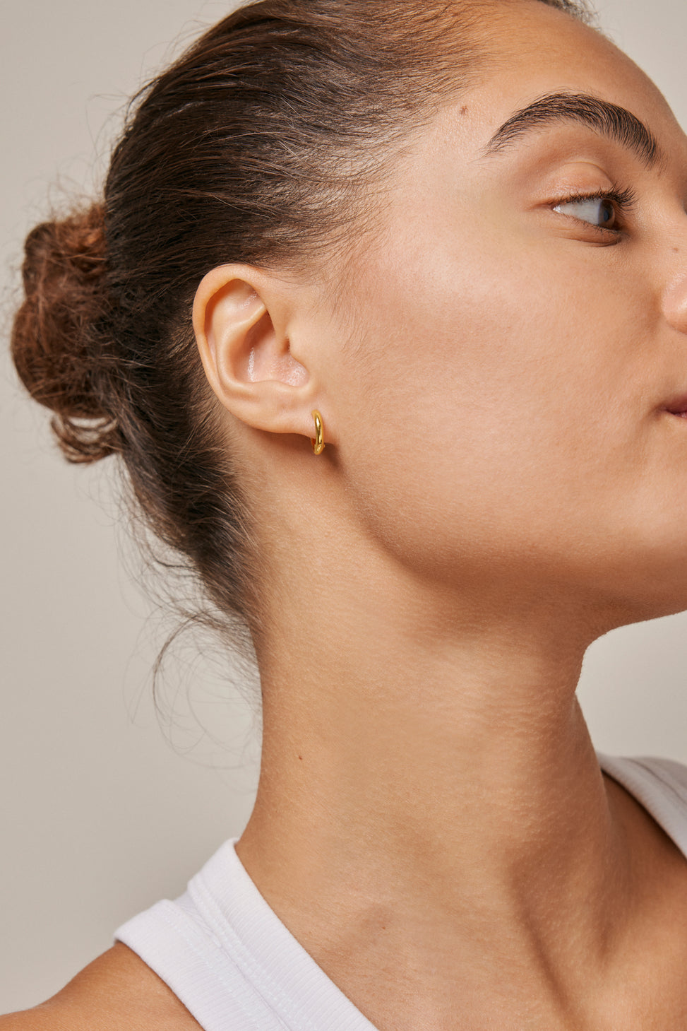 Hoops Chunky Classic 8mm Gold