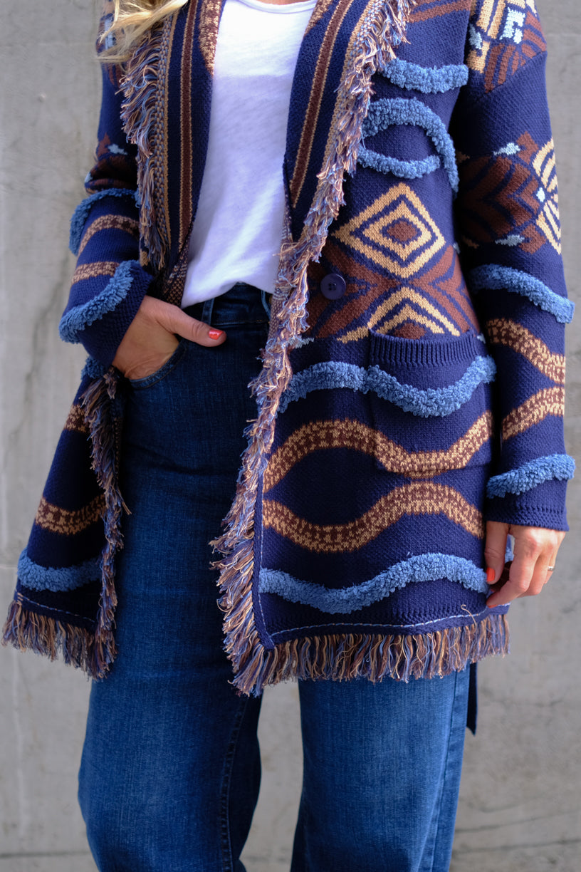 Harmoni Cardigan Navy