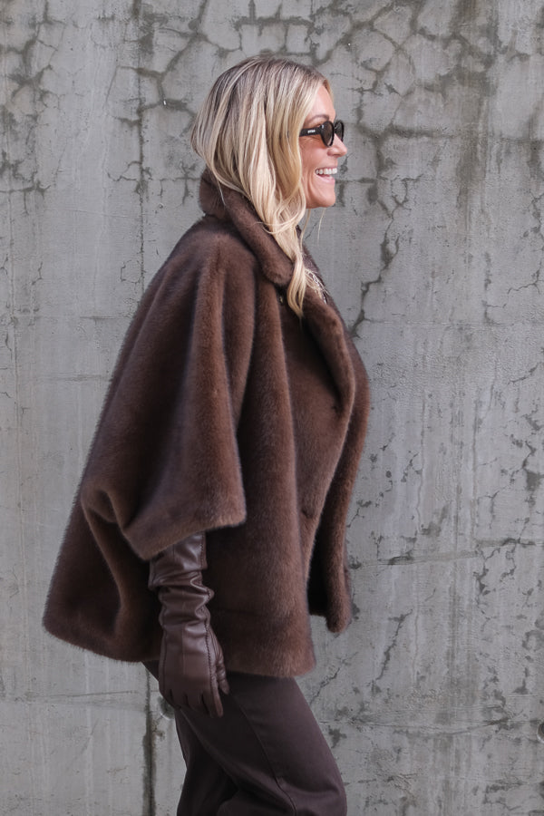Clara Faux Mink Choco