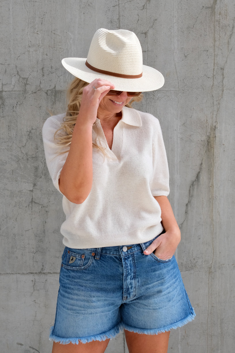 Sandra Shorts Distressed Double Stone