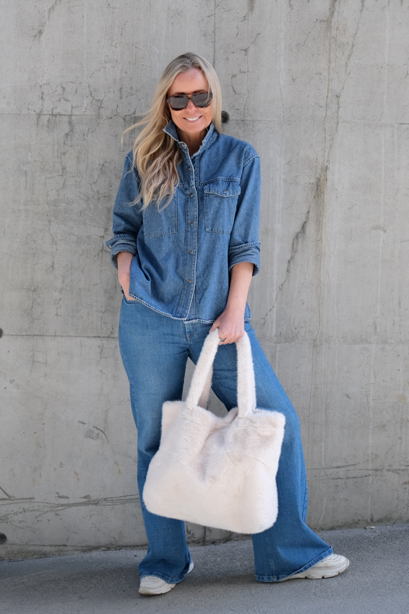 Astrid Weekendbag Lys Beige