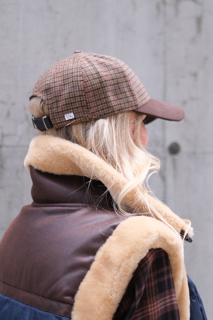 Dual Brown Houndstooth Fondante Brown