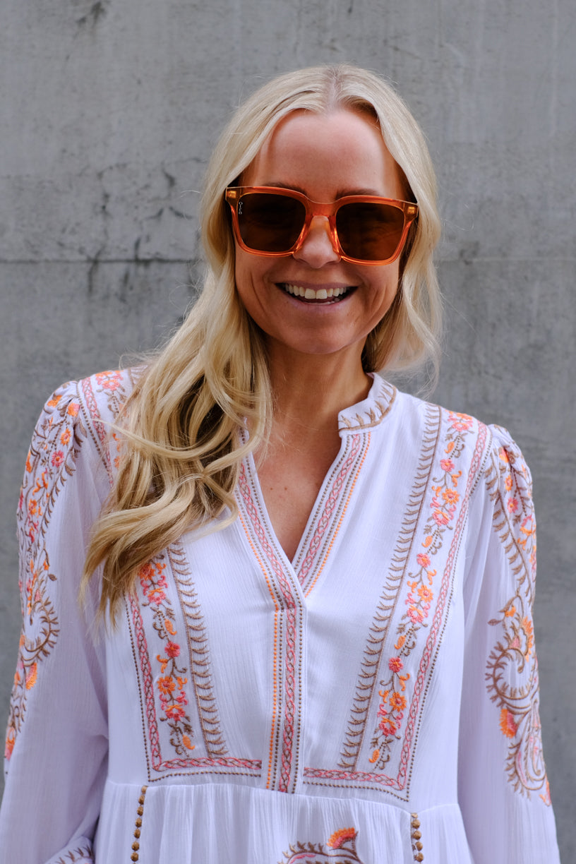 Fyn Transparent Orange Brown