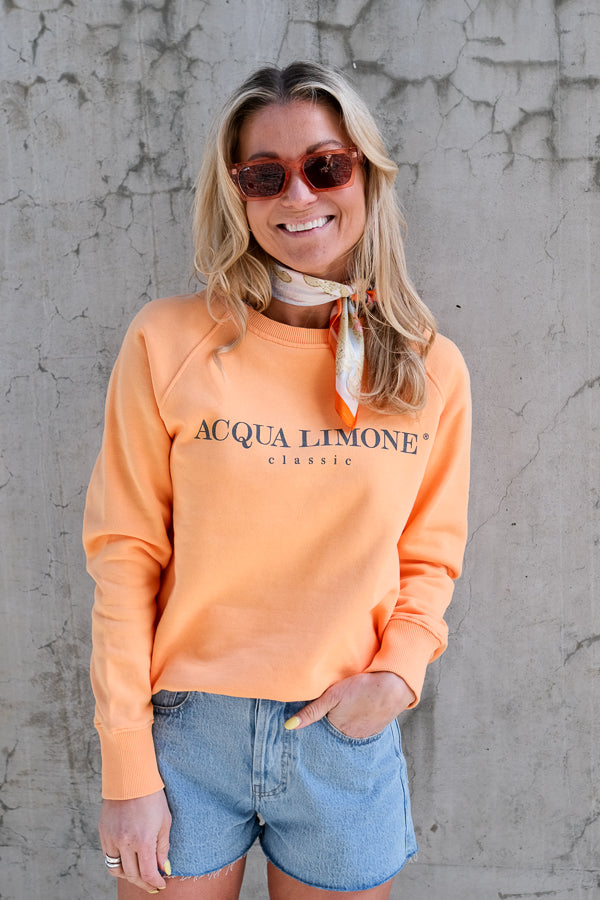 College Classic Sweater Orange