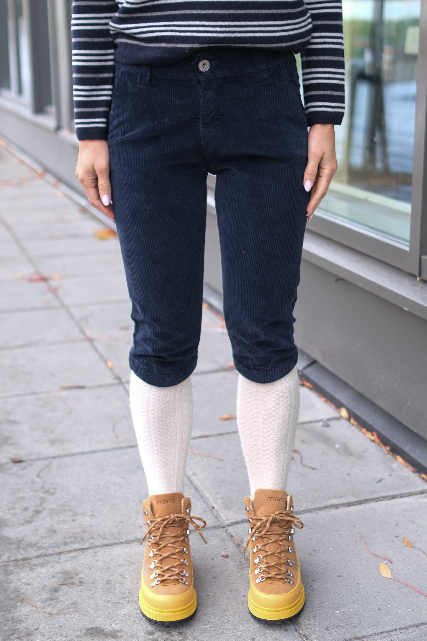 Aspen Cord Knickers Navy