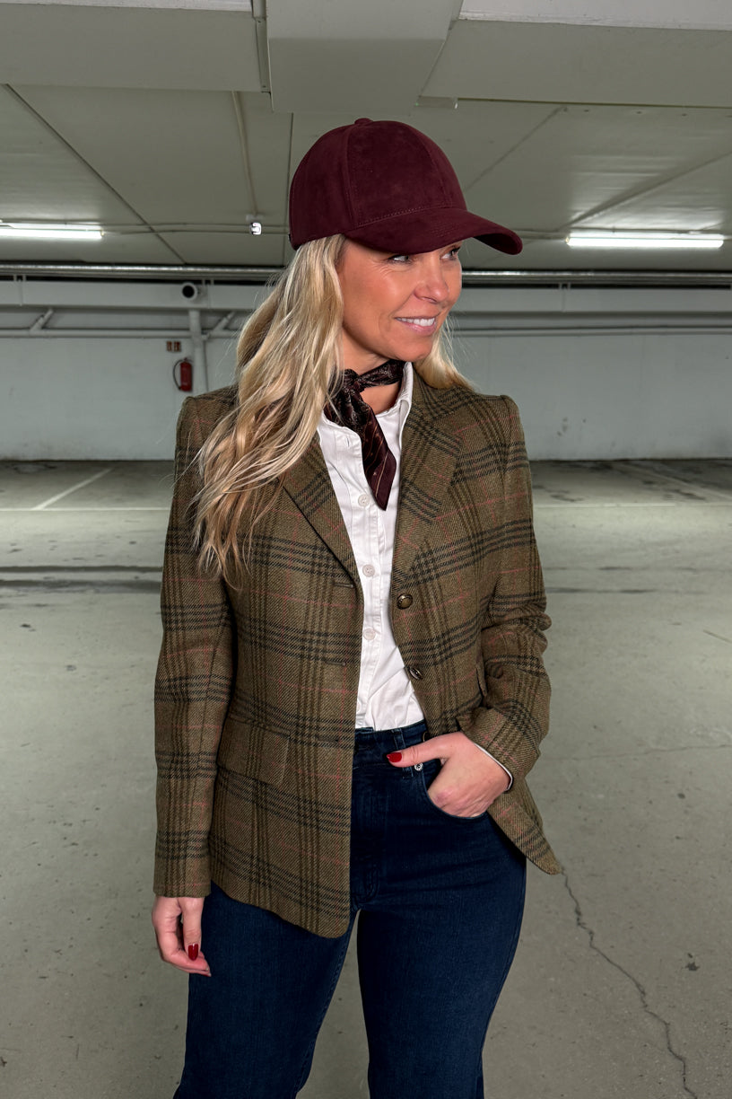 Carlby Tailored Jacket Dark Moss