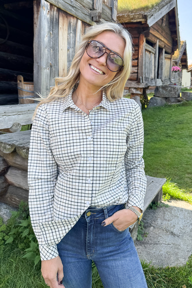 Woodside Check Shirt Navy Check