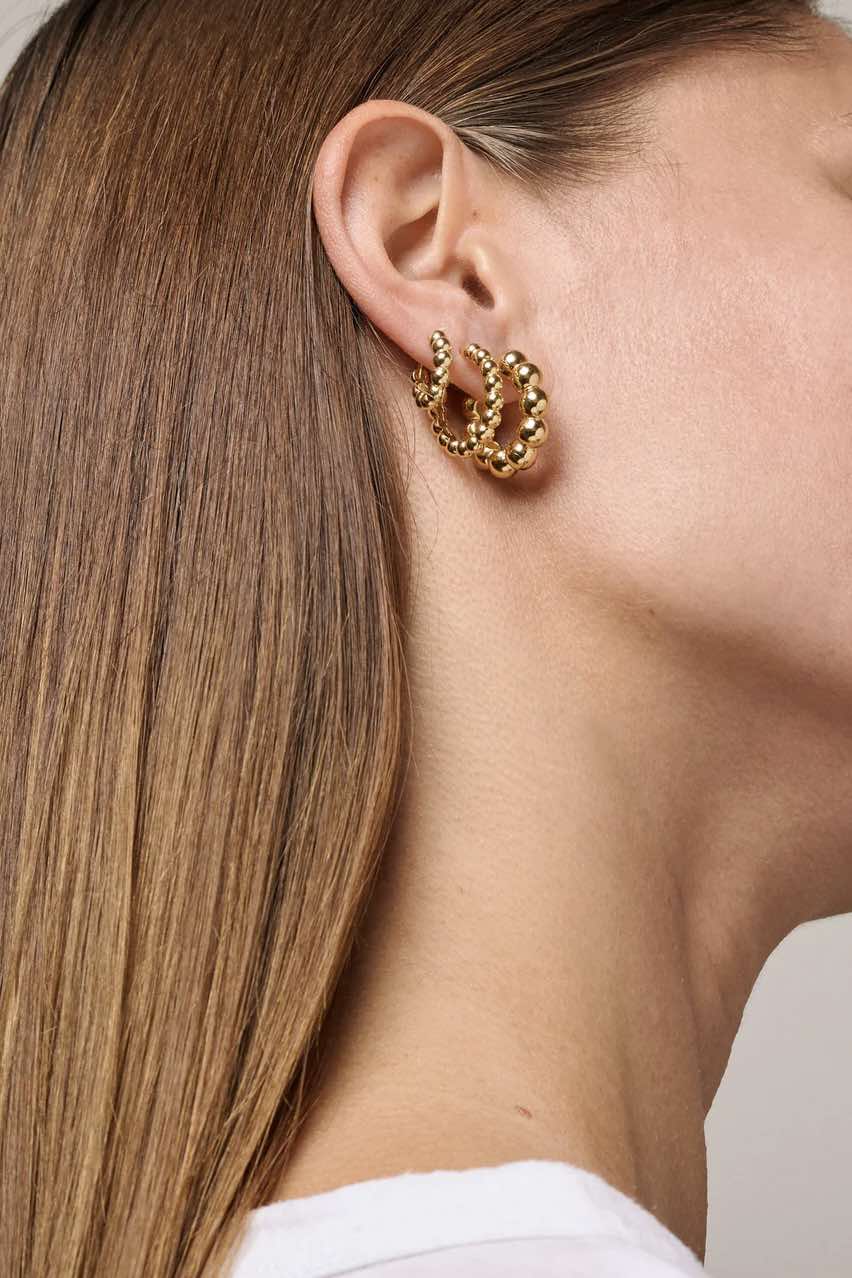 Hoops Ball Large Gold