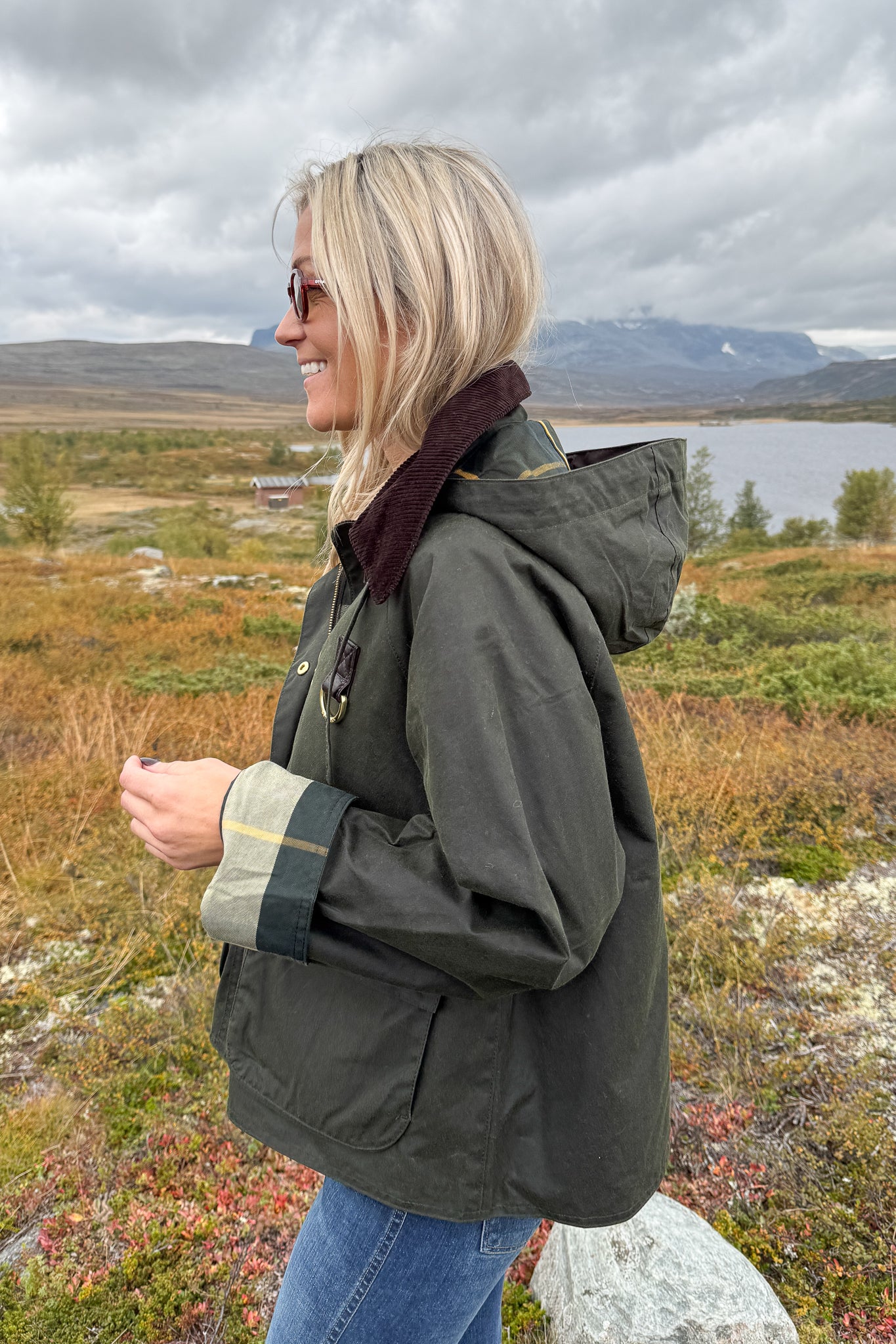 Reighton Wax Jacket Olive