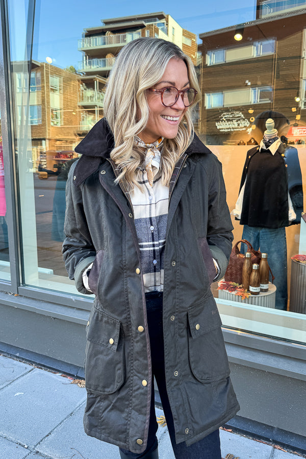 Bower Wax Jacket Olive