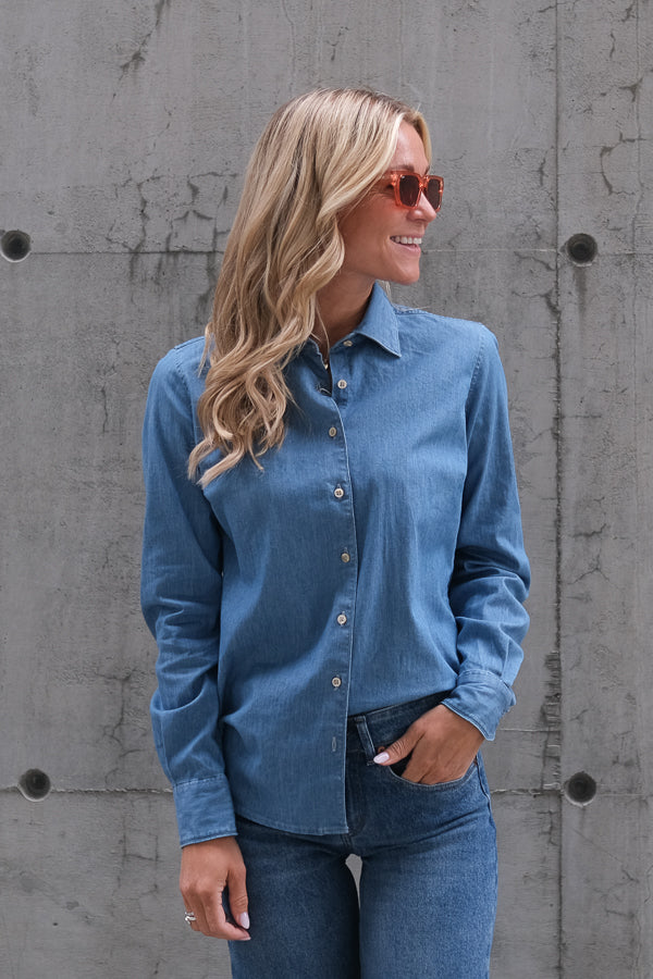 Sofie Casual Shirt Indigo Denim
