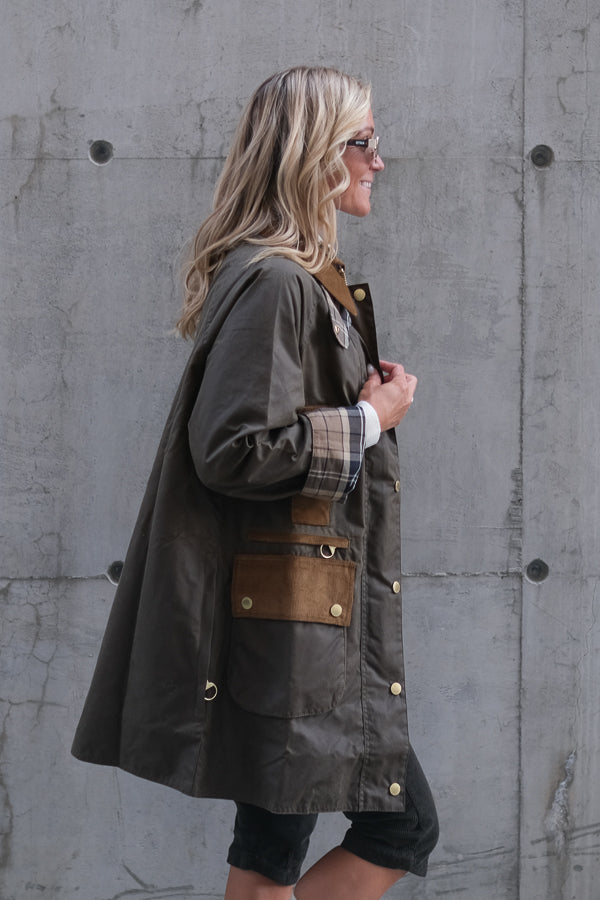 Modern Beaufort Wax Jacket Beech