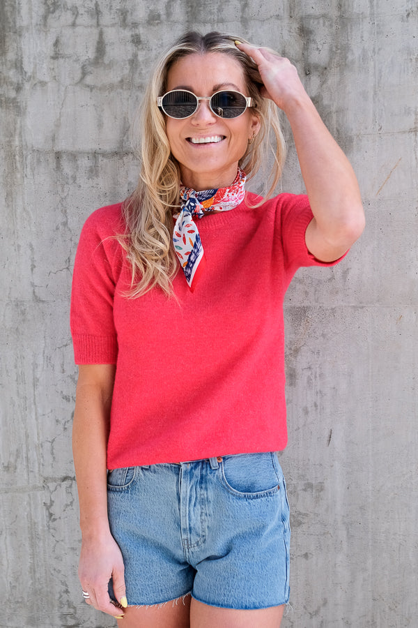 Georgina Sweater Ruby Pink