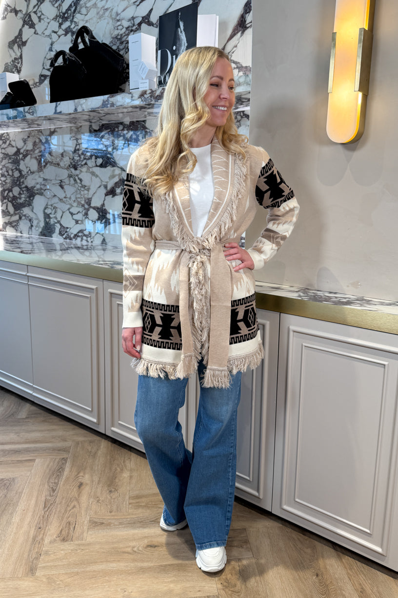 Kilya Cardigan Camel Mix
