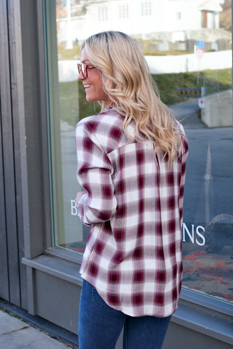 Hunter Shirt Raspberry Wine