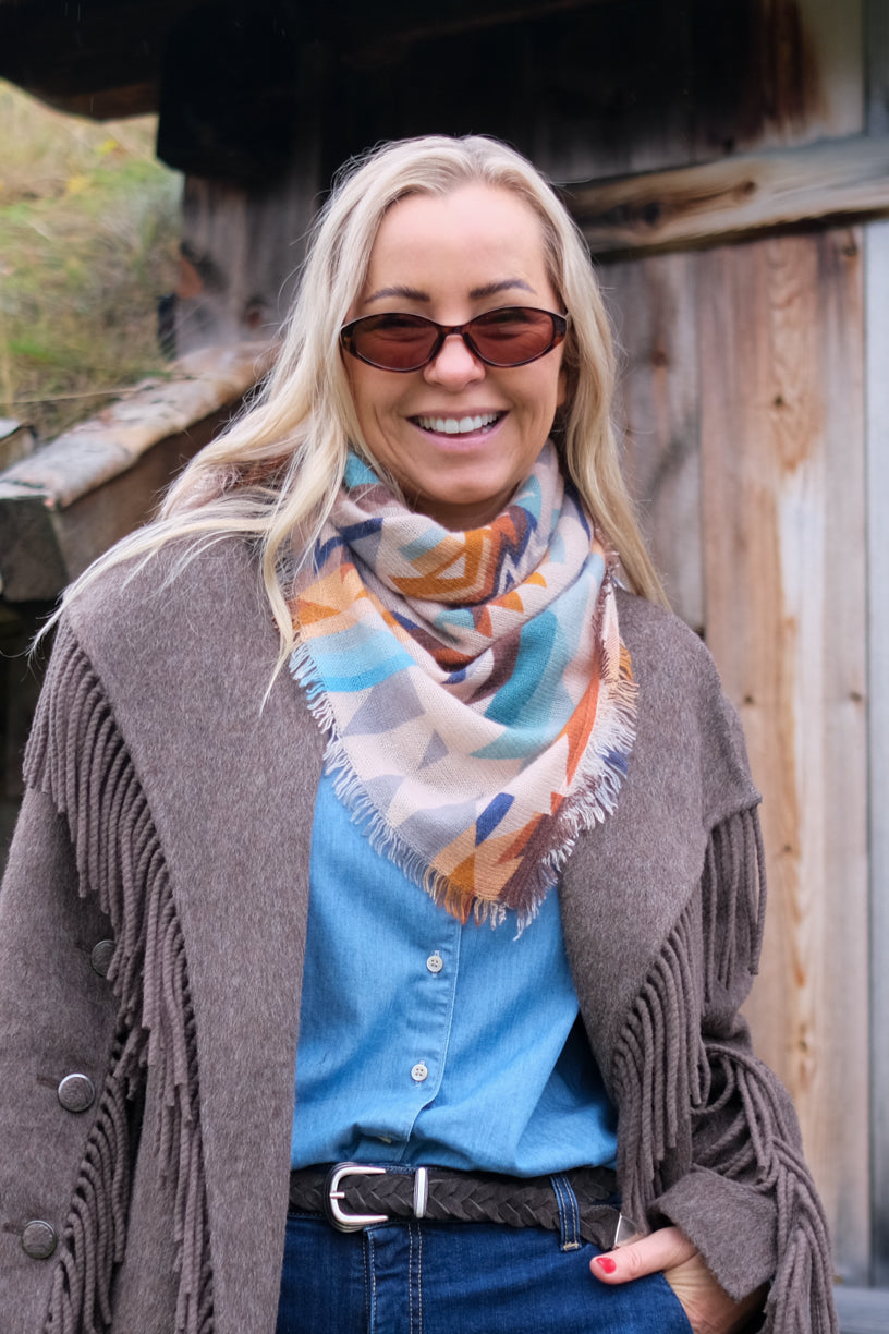 Cashmere Scarf Square Rio Soft Multiple
