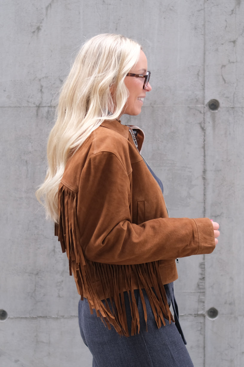 Sue Jacket Goat Suede Sturdy