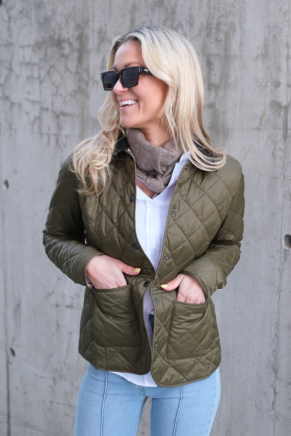 Deveron Quilted Jacket Olive