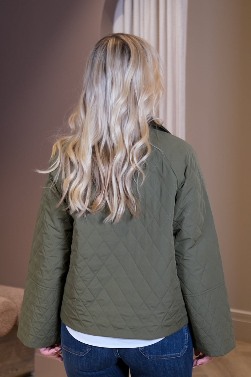 Kirby Quilt Jacket Olive