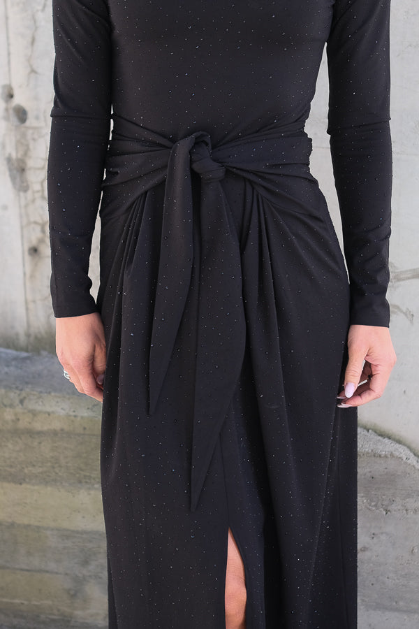 Comete Dress Noir Sparkle