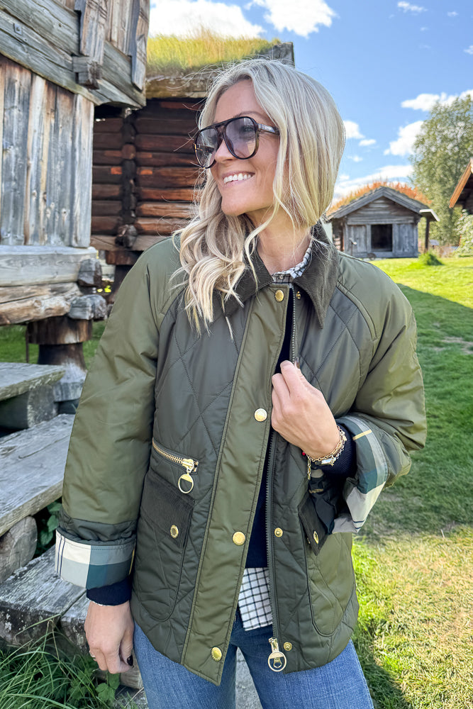 Martha Quilted Jacket Olive