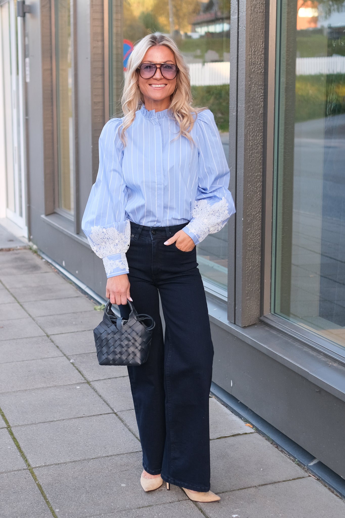 Liw Shirt Blue Striped