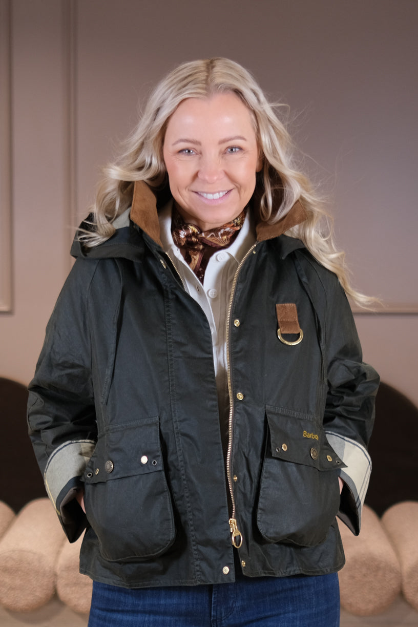Erma Wax Jacket Olive