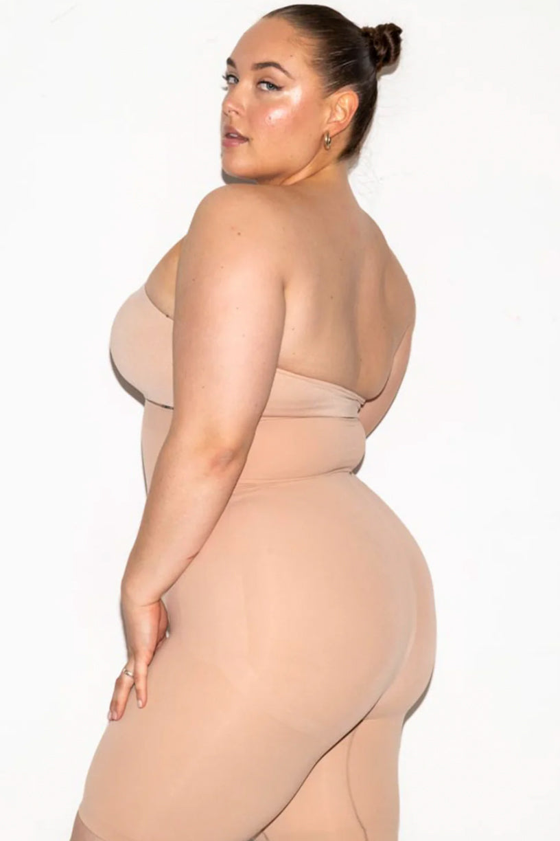 Alturra Highwaist Shaping Shorts Tan