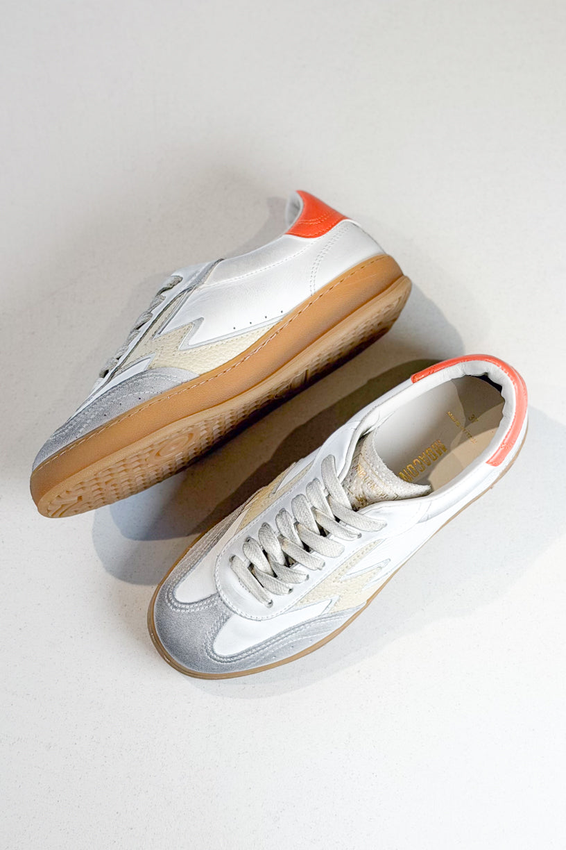 Club Sneaker Off White Brushed Effect