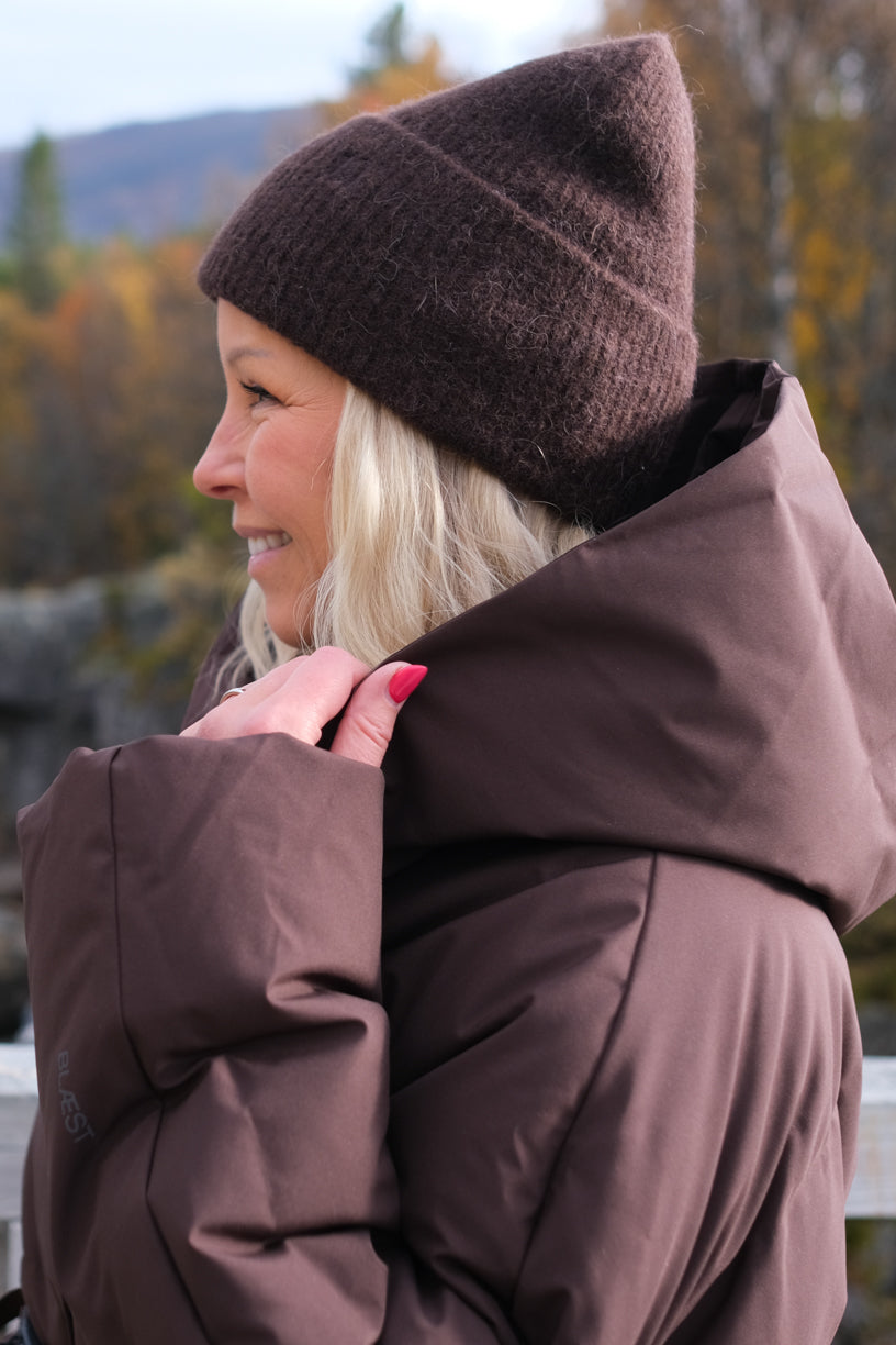 Leia Beanie Mocha Brown