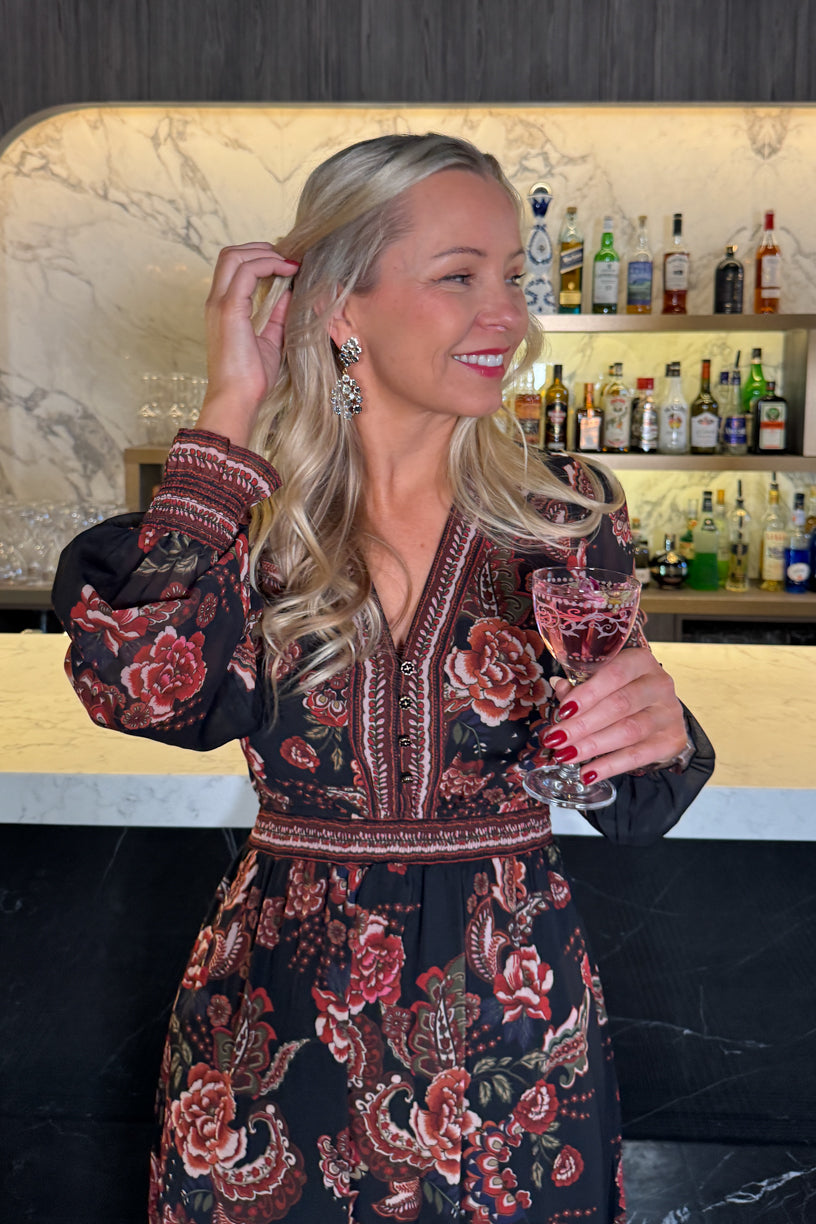 Paytin Long Dress Black