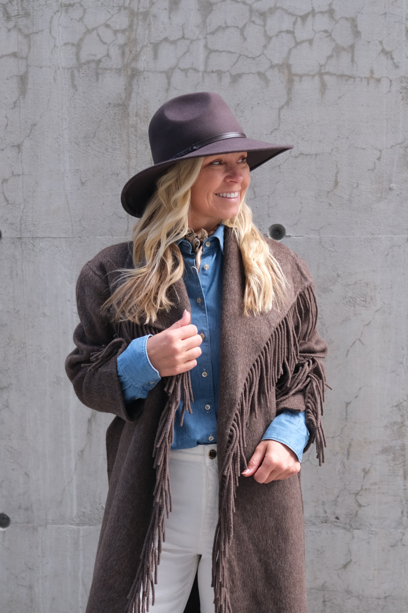 Heidi Coat Dark Brown