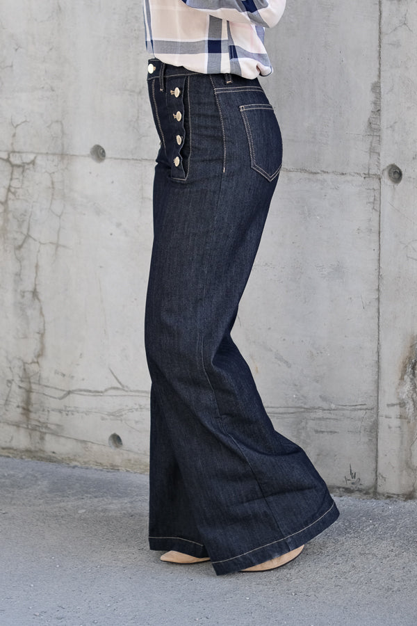 Giudith Pants Dark Denim Rinse