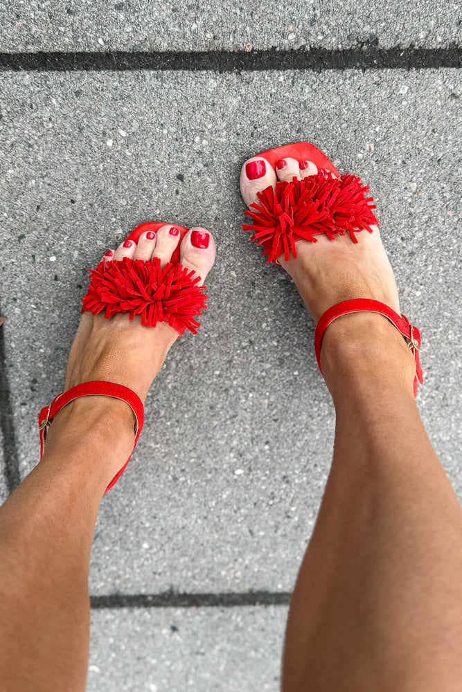 Mila Sandal Red