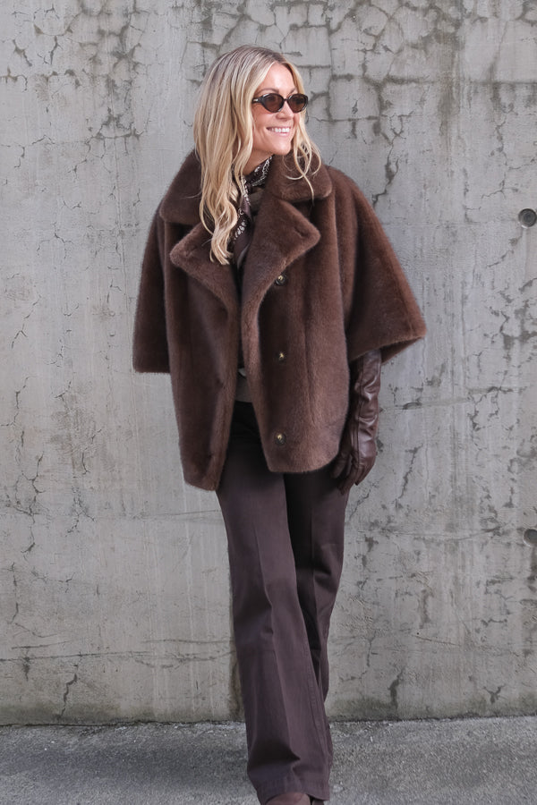 Clara Faux Mink Choco