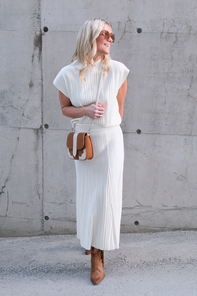 Manon Knitted Skirt Off-White