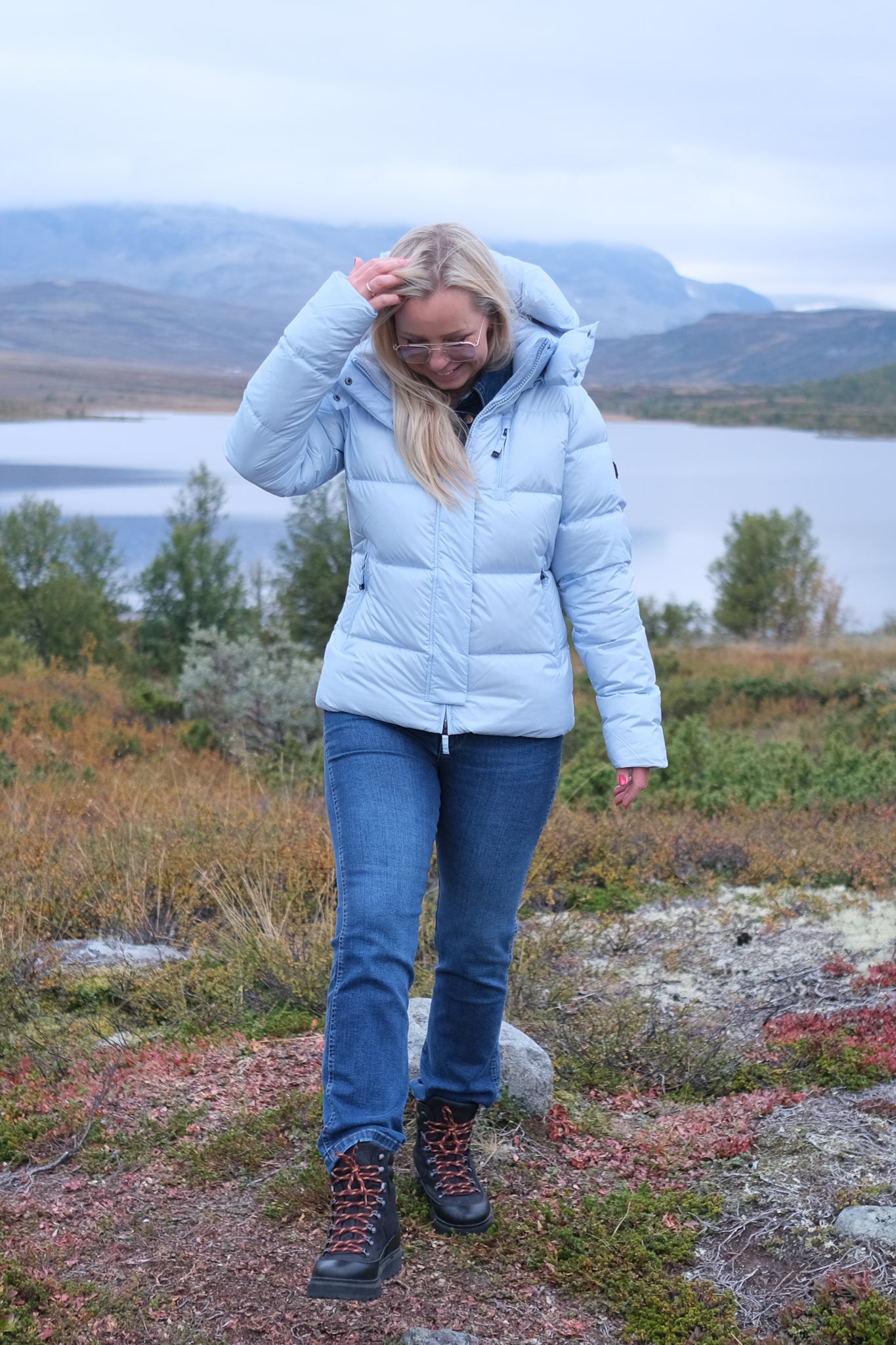 Stella Down Jacket Sky