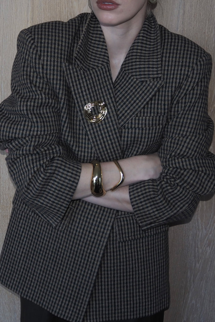 Belle Brooch Gold Plated