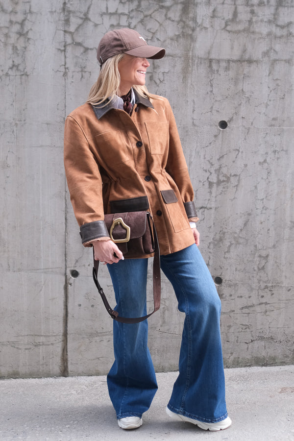 Bruna Goat Suede Mousse