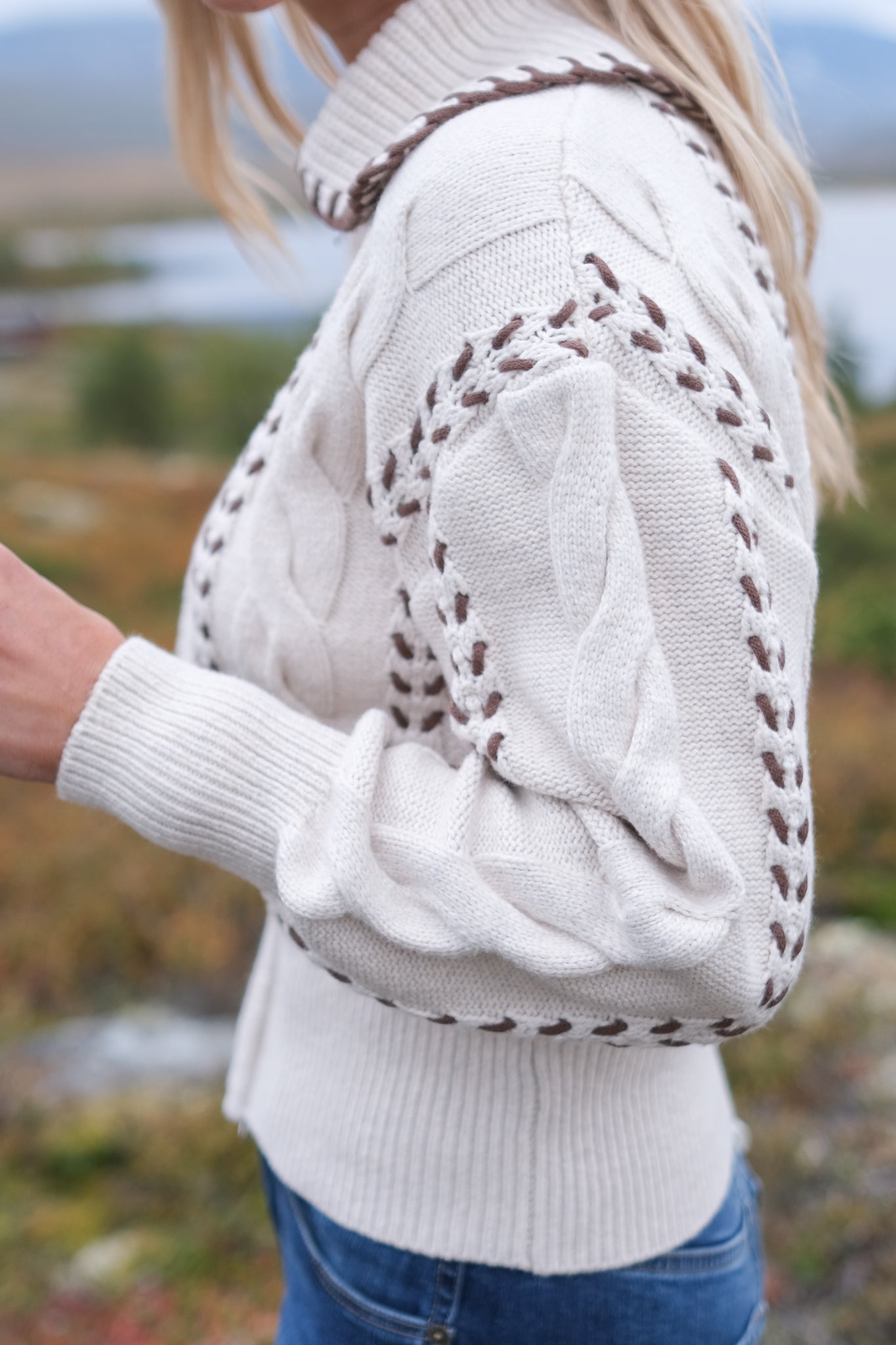 Lune Sweater Oatmeal Brown