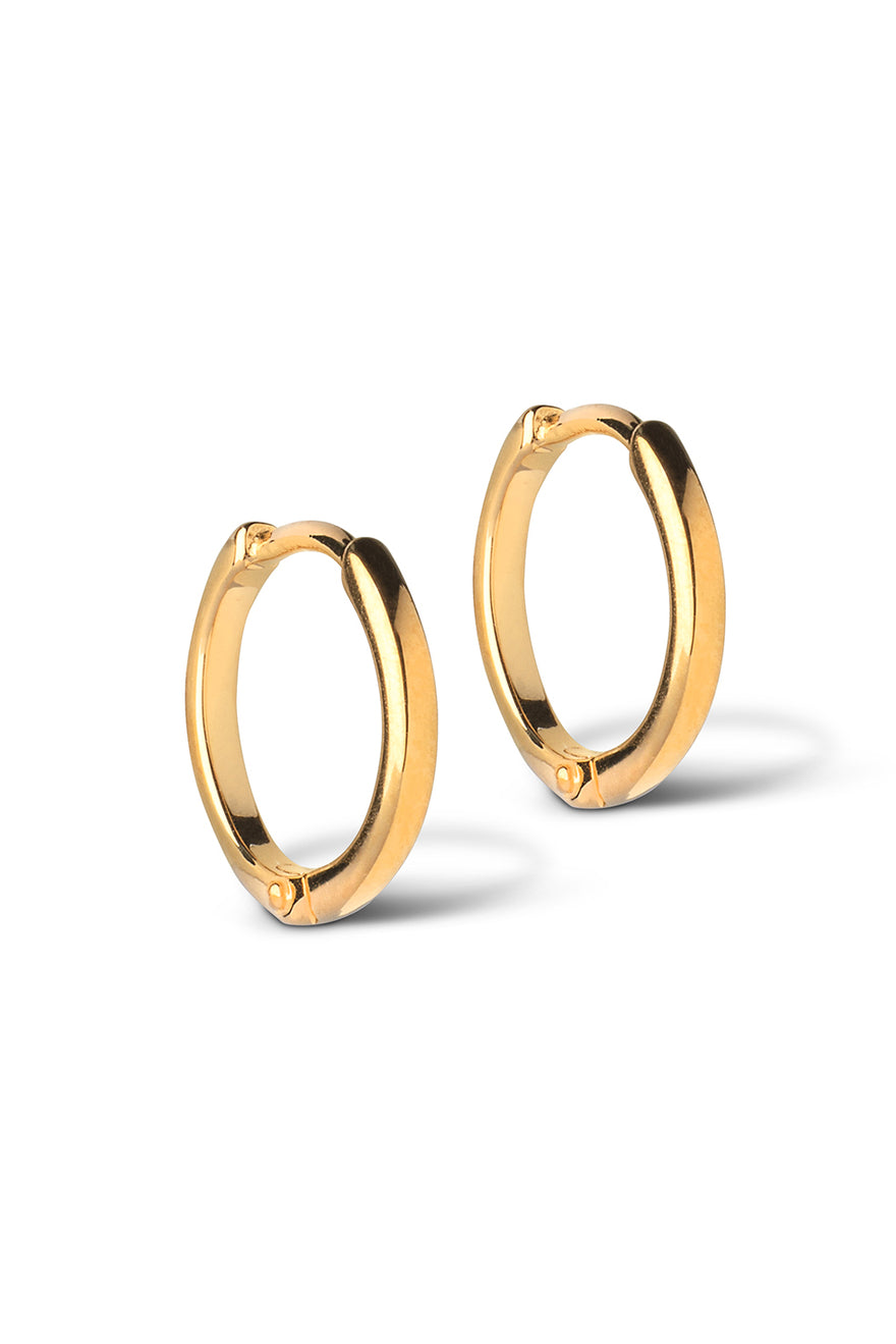 Hoops Classic 10mm Gold