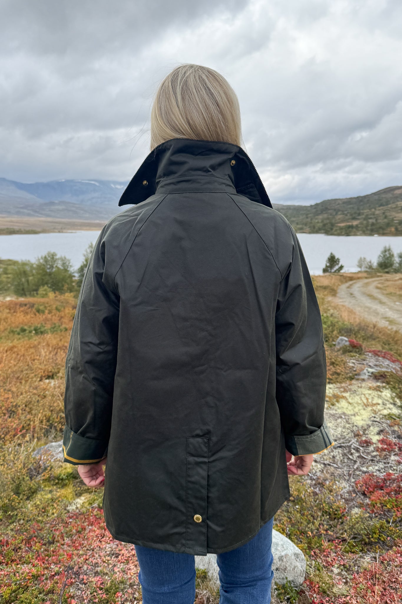Luella wax jacket Olive
