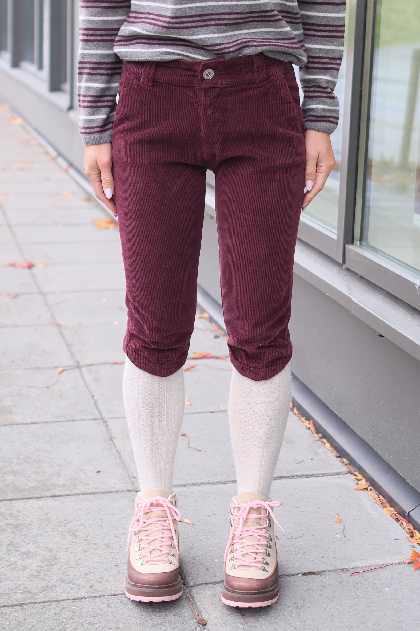 Aspen Cord Knickers Bordeaux