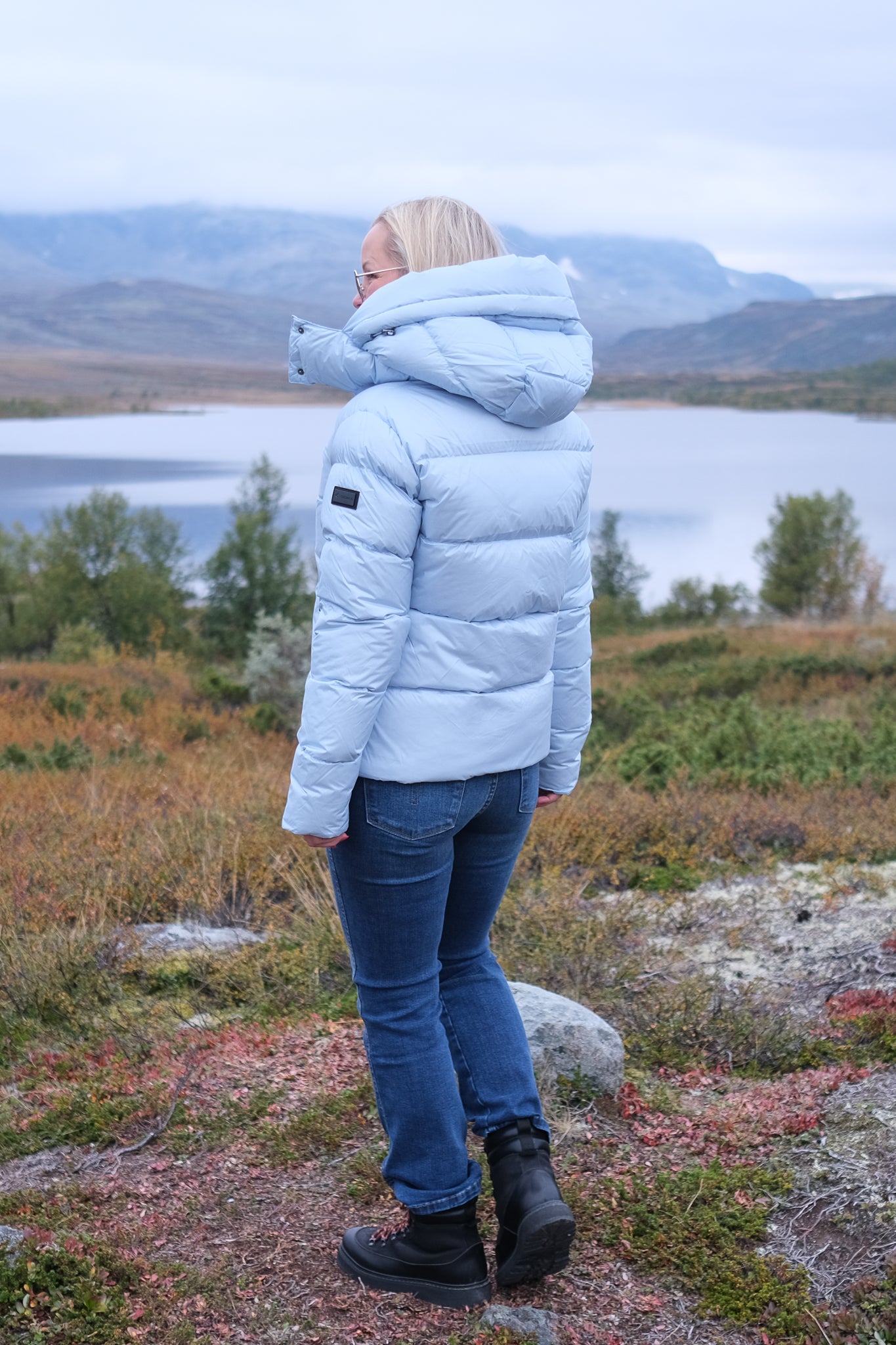 Stella Down Jacket Sky